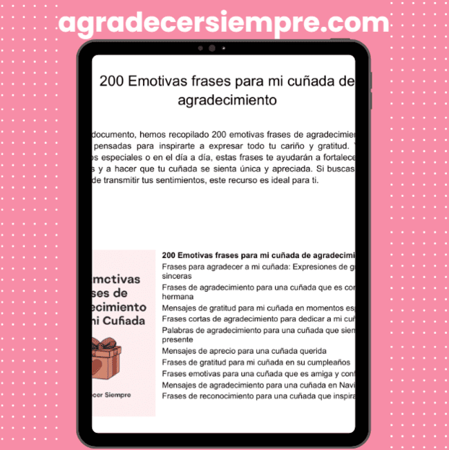 200 Emotivas frases para mi cunada de agradecimiento
